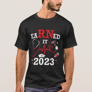 Camiseta Ganó En 2023 Para La Graduación De Enfermeras O Rn