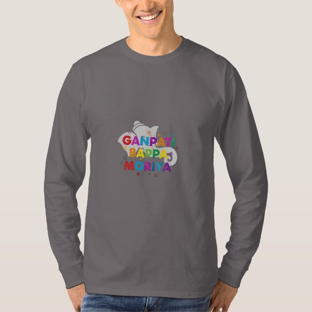 Camiseta Ganpati Bappa Moriya (Anverso)