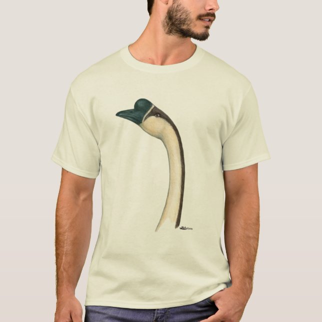 Camiseta Ganso:  Cabeza del chino de Brown (Anverso)
