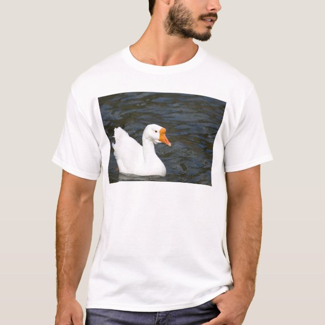 Camiseta Ganso chino blanco (Anverso)