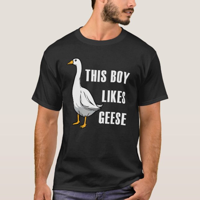 Camiseta Ganso de ave silvestre de Geese (Anverso)