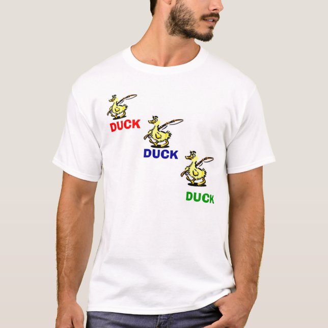Camiseta Ganso de la pesca, ganso de la pesca, ganso de la (Anverso)