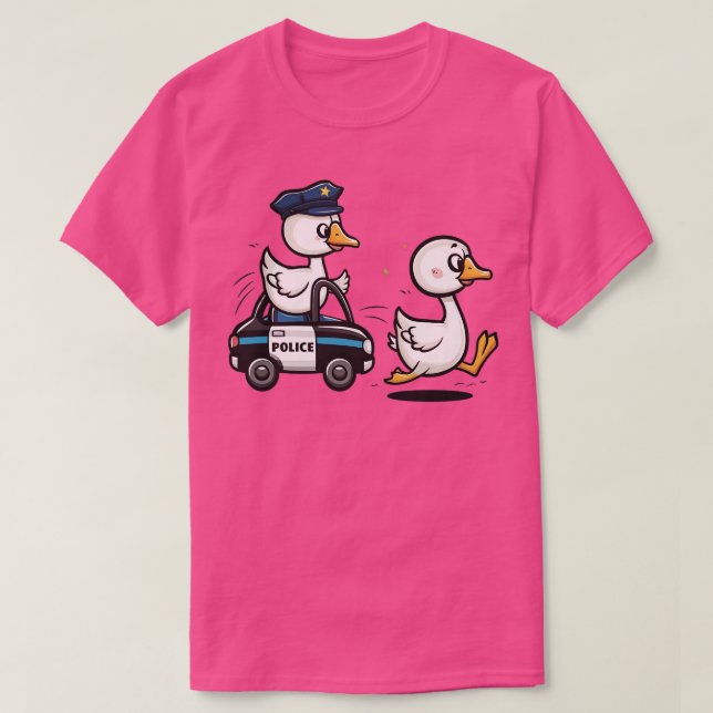Camiseta ganso de la policía (Diseño del anverso)