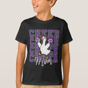 Camiseta Ganso de porristas divertido mamá coqueta arco púr