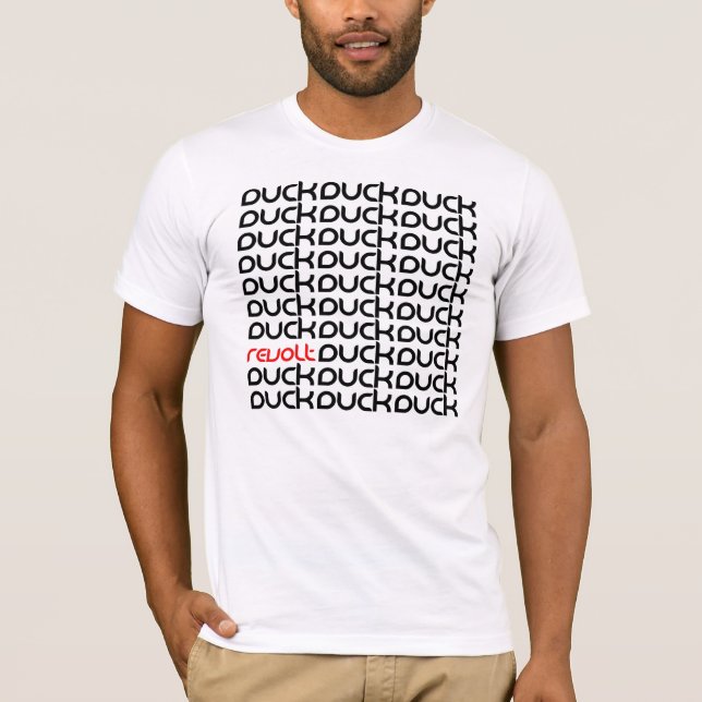 Camiseta Ganso del pato del pato de la rebelión (Anverso)