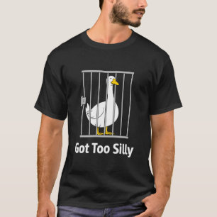 Camiseta Ganso Demasiado Divertido Pun Humor Amante De Las
