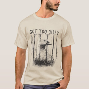 Camiseta Ganso Demasiado Tonto, Meme Divertido de Ganso Ton