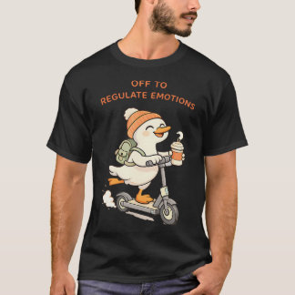 Camiseta Ganso Divertido Consejero de Salud Mental De Camin