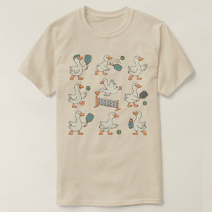 Camiseta Ganso Divertido Pickleball Ganso de Dibujos Anim