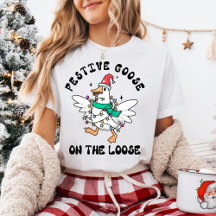 Ganso Festivo Divertido de Navidad Suelto