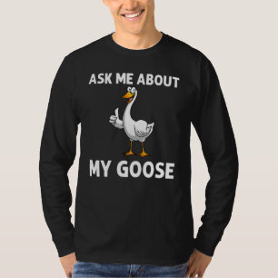 Camiseta Ganso Genial Para Hombres Mujeres Gansos Canadiens