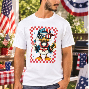 Camiseta Ganso Patriótico Coquette USA 4 de Julio
