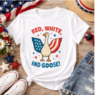 Camiseta Ganso Patriótico Coquette USA 4 de Julio