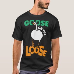 Camiseta Ganso Suelto Dueño de Gansos Animales Amante