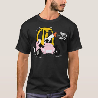 Camiseta Ganso Tonto Divertido Conduciendo Coche de Juguete