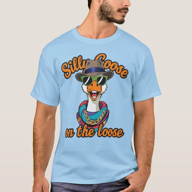 Camiseta ¡Ganso Tonto Suelto! (Anverso)