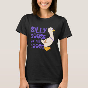 Camiseta Ganso Tonto Suelto Amante Del Ganso Divertido