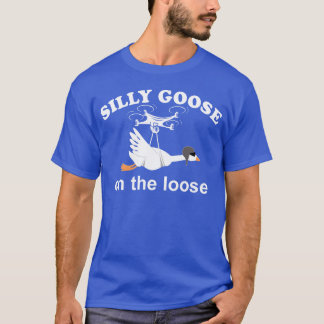 Camiseta Ganso tonto suelto chico ganso tonto divertido