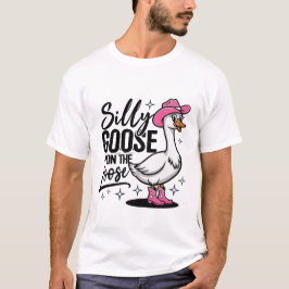 Camiseta Ganso Tonto Suelto Ganso Divertido