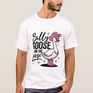 Camiseta Ganso Tonto Suelto Ganso Divertido