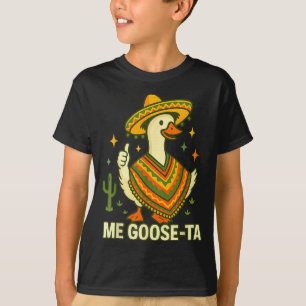 Camiseta Ganso va al cinco de mayo dicho divertido mexicano