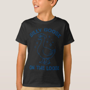 Camiseta Ganso Vaquero Tonto Suelto Divertido Hombres Anima