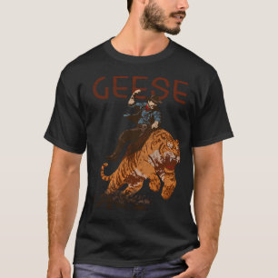 Camiseta Gansos alternos (Serigrafía en color tigre)