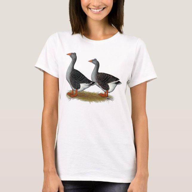 Camiseta Gansos copetudos de Toulouse (Anverso)