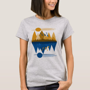 Camiseta Gansos en vuelo