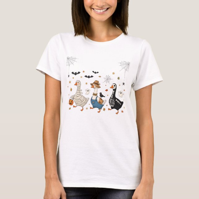 Camiseta Gansos espeluznantes (Anverso)