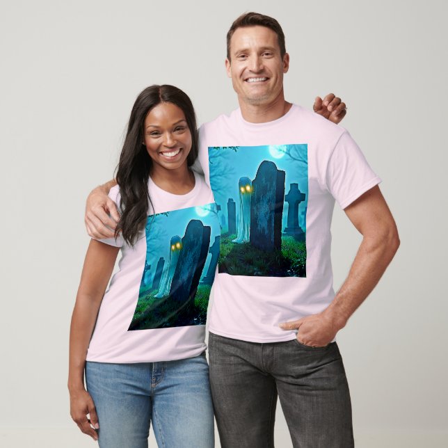 Camiseta Gantasma inquietante de Graveyard Ghost (Unisexo)
