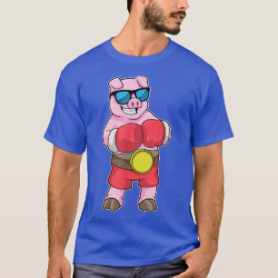 Camiseta Gantes de boxeo de cerdo Deportes