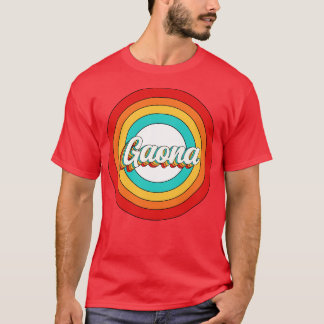 Camiseta Gaona Name Shirt Vintage Gaona Circle