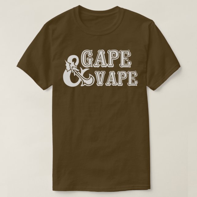 Camiseta Gape n Vape (Diseño del anverso)