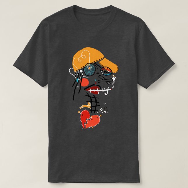 Camiseta garabatos (Diseño del anverso)