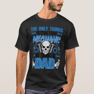 Camiseta Garage Automotriz Papá Mejor Que Mecánico Es Ser