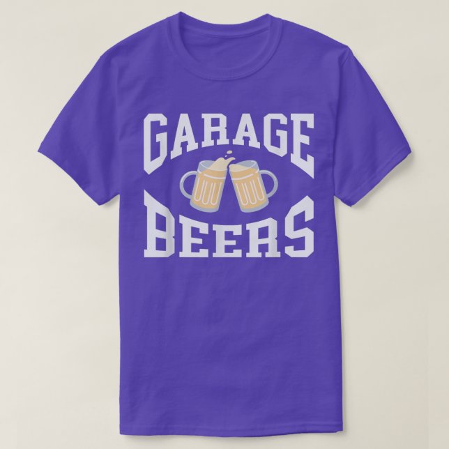 Camiseta Garage Beers  (Diseño del anverso)