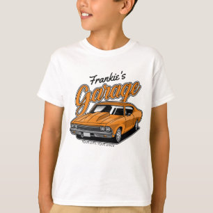 Camiseta Garage de autos clásicos personalizados 1968 396 M