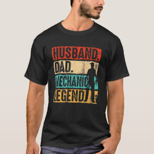 Camiseta Garage Día del Padre Marido Papá Mecánico Leyenda 