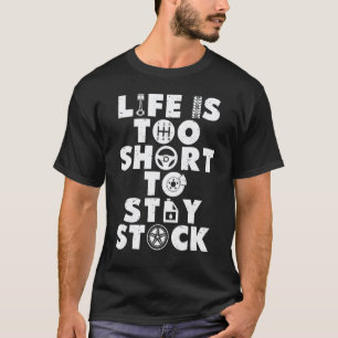 Camiseta Garage Divertido La Vida Es Demasiado Corta Para P