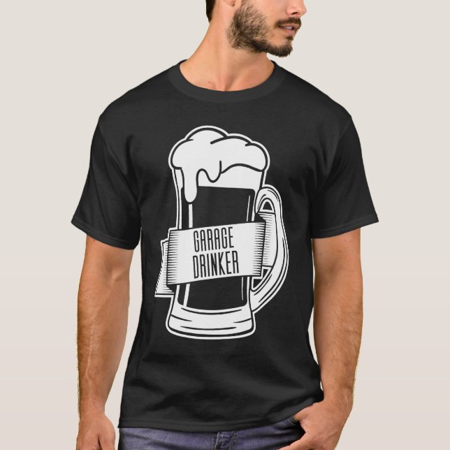 Camiseta Garage Drinker  Drinking (Anverso)