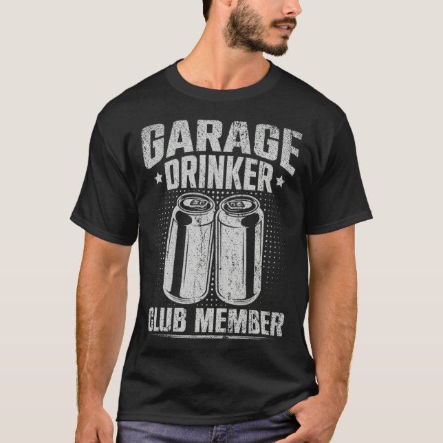 Camiseta Garage drinker workshop team neighbours team  1 (Anverso)