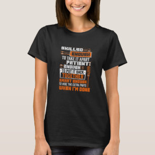 Camiseta Garage Hombres lo suficientemente inteligentes com