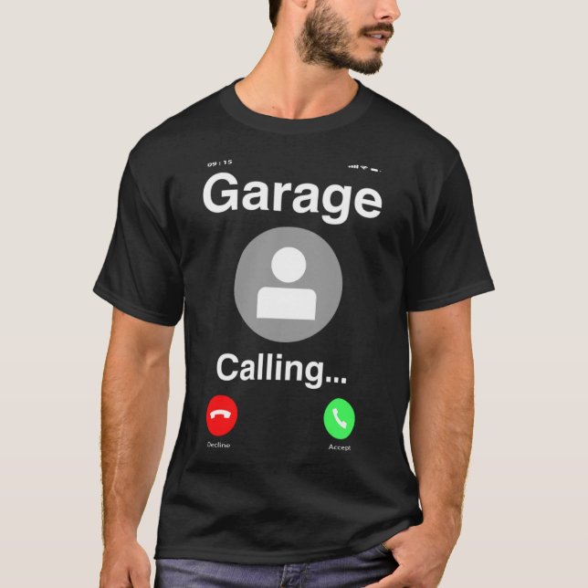 Camiseta Garage Llama Auto Mechanic (Anverso)