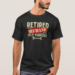 Camiseta Garage Mecánico Jubilado Arreglarlo Usted Mismo 20