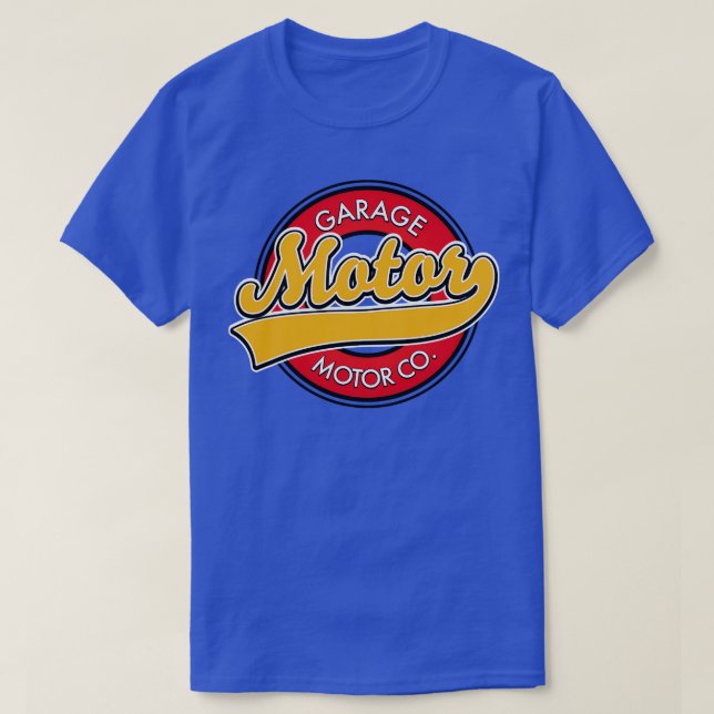 Camiseta Garage Motor Company retro 1 (Diseño del anverso)