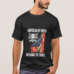 Camiseta Garage Mujeres Bandera del 4 de Julio Americana de