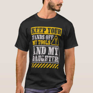 Camiseta Garage Papá Mecánico No Toques Mis Herramientas Ni