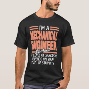 Camiseta Garage soy un estudiante de ingeniería mecánica sa