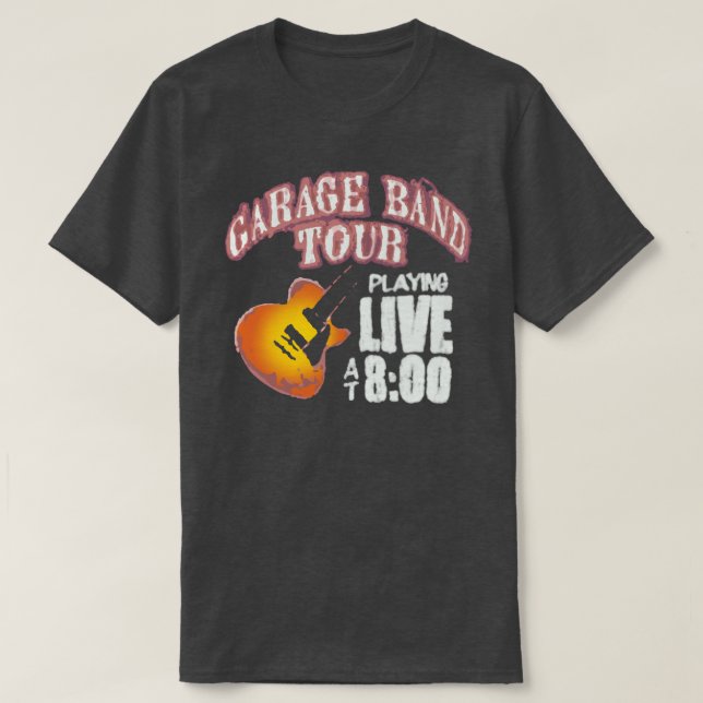 Camiseta GarageBand Tour Tee (Diseño del anverso)